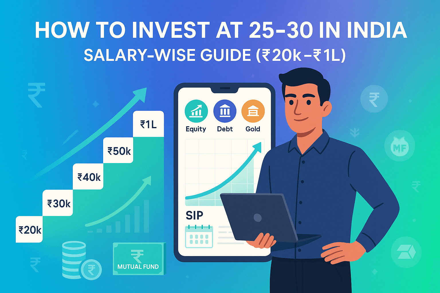 Salary wise investment guide for diffrent age group in India